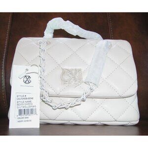 Second Diamond Quilt Shoulder Bag CXL By Christian Lacroix Bone
